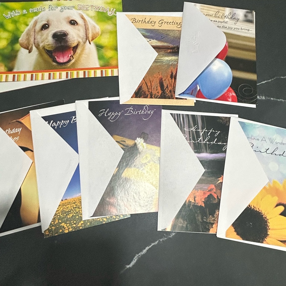 Card assortment.